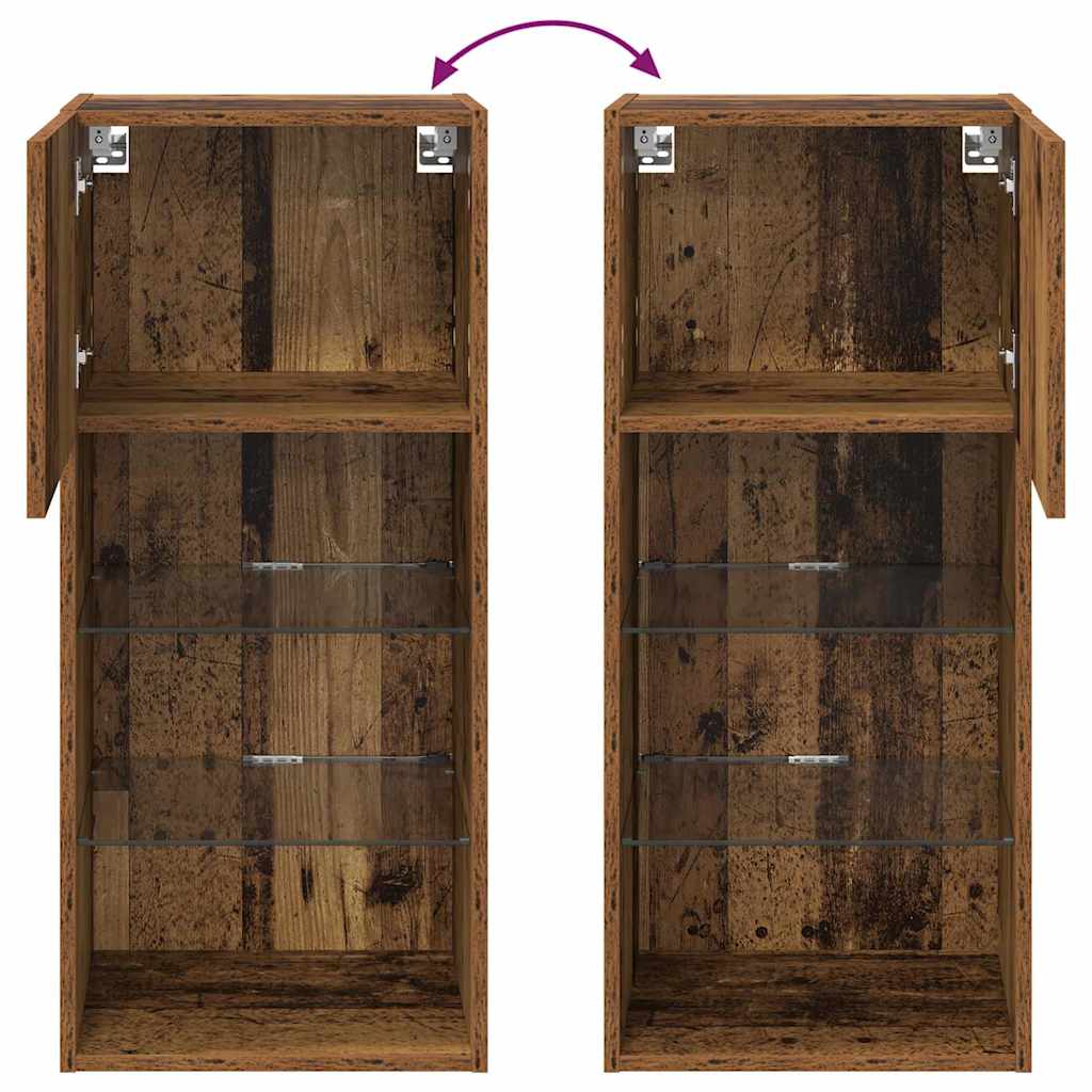 TV ormar za montažu na zid Zidne Staro drvo 40,5 x 30 x 90 cm