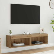 Set TV komoda Zidne 2 pcs Umjetnički hrast 60 x 30 x 30 cm