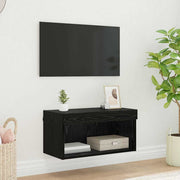 Set TV komoda Crni hrast 60 x 30 x 30 cm Konstruirano drvo