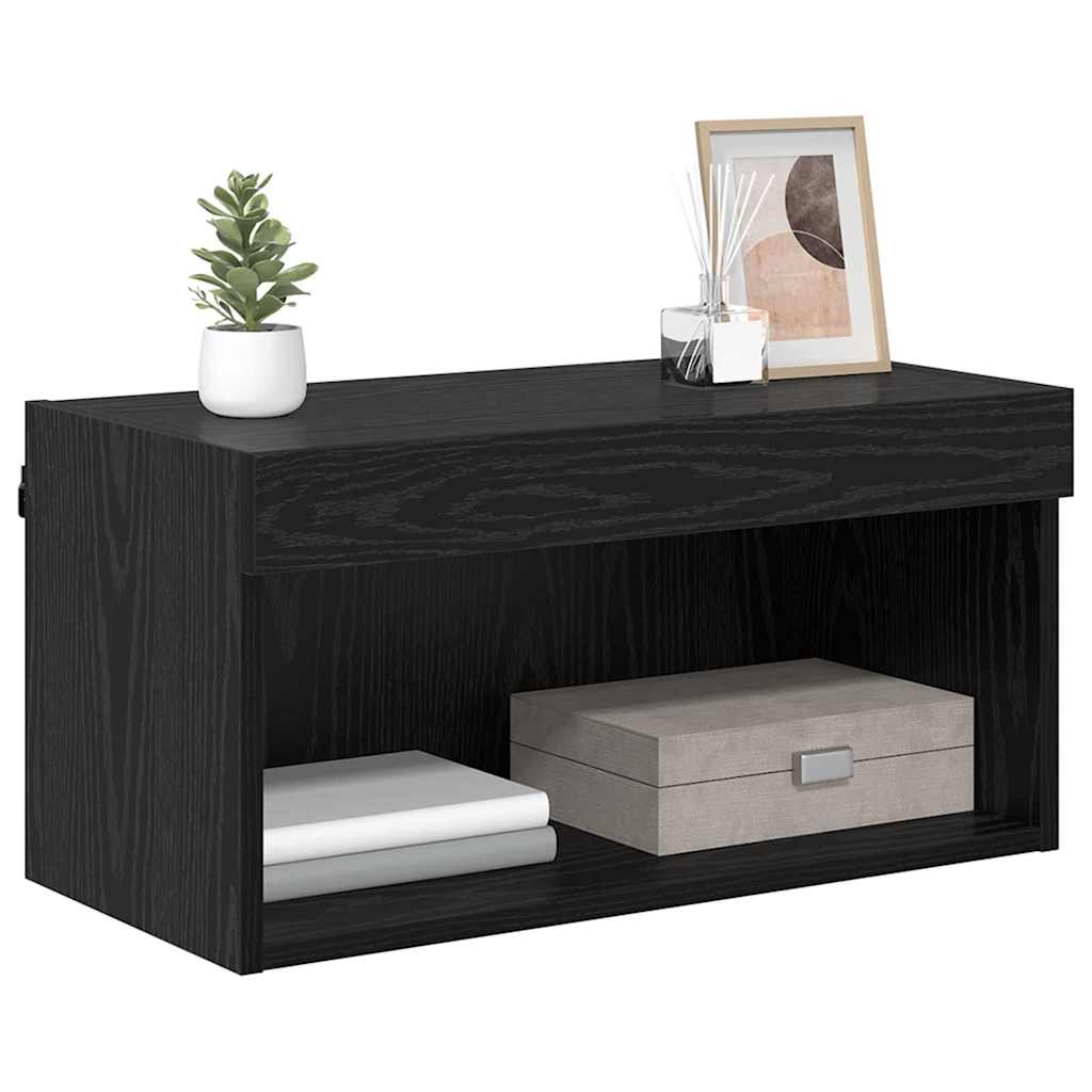 Set TV komoda Crni hrast 60 x 30 x 30 cm Konstruirano drvo