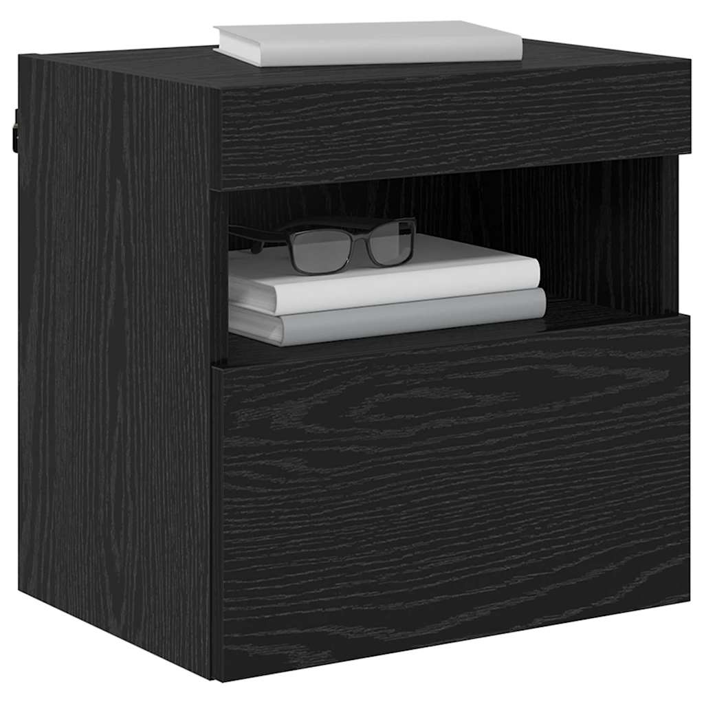 TV zidni ormar Crni hrast 40 x 30 x 40 cm Konstruirano drvo