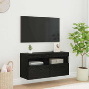 TV zidni ormar Crni hrast 80 x 30 x 40 cm Konstruirano drvo
