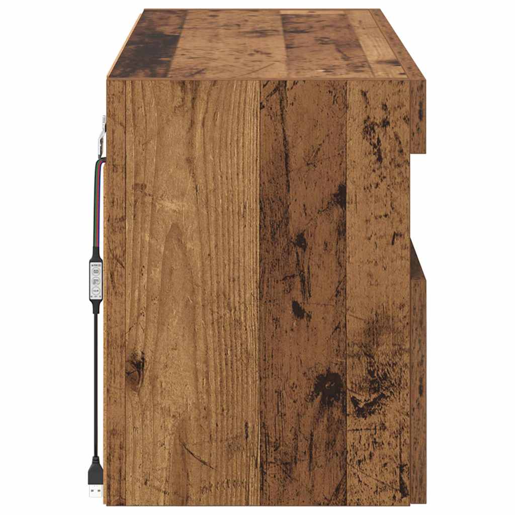 TV zidni ormar Staro drvo 100 x 30 x 40 cm Konstruirano drvo