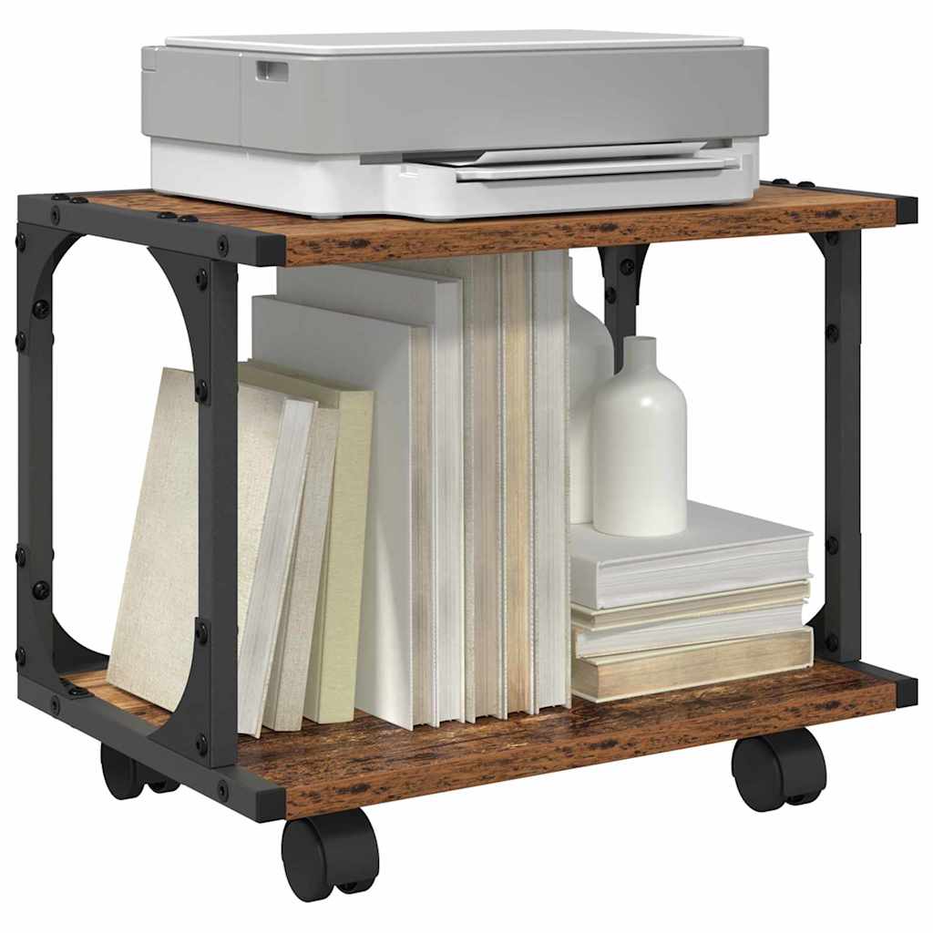Držač za printer Staro drvo 41 x 28 x 33.5 cm Konstruirano drvo