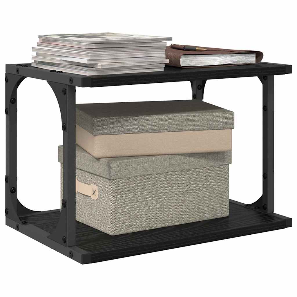 Držač za printer Crni hrast 41 x 28 x 33.5 cm Konstruirano drvo