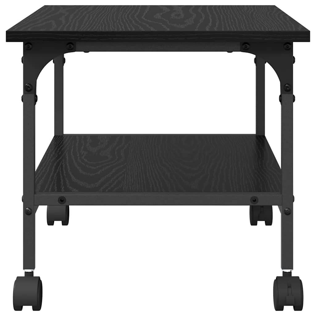Držač za printer Crni hrast 50 x 40 x 38 cm Konstruirano drvo
