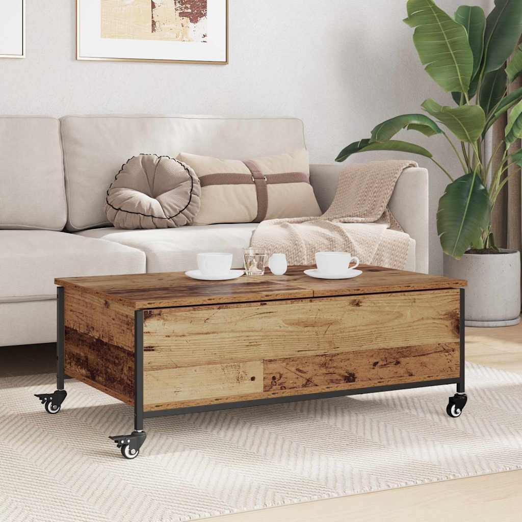 Kava Stol Staro drvo 91 x 55 x 32 cm Konstruirano drvo