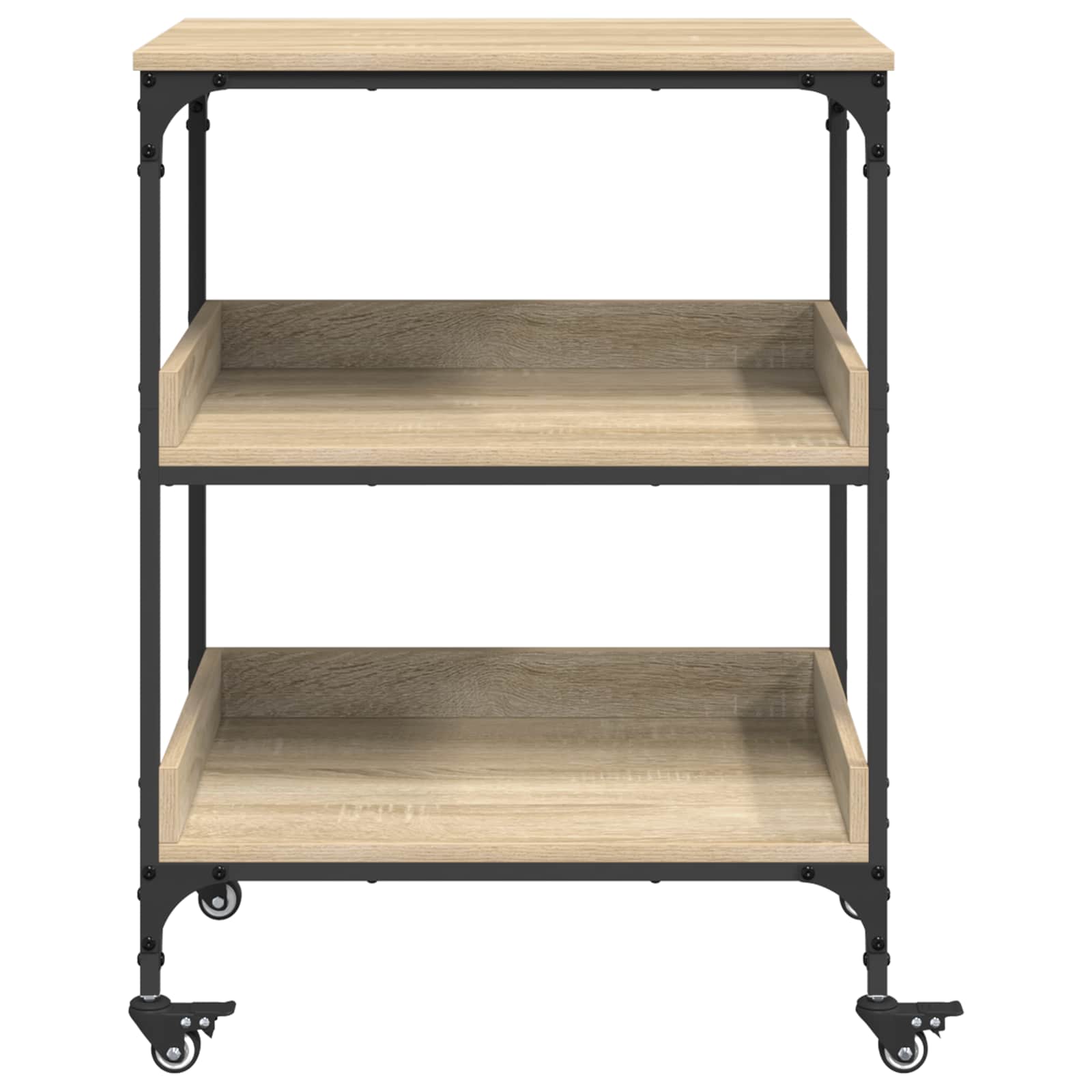 Kuhinjski kolica Sonoma hrast 60 x 41 x 80,5 cm