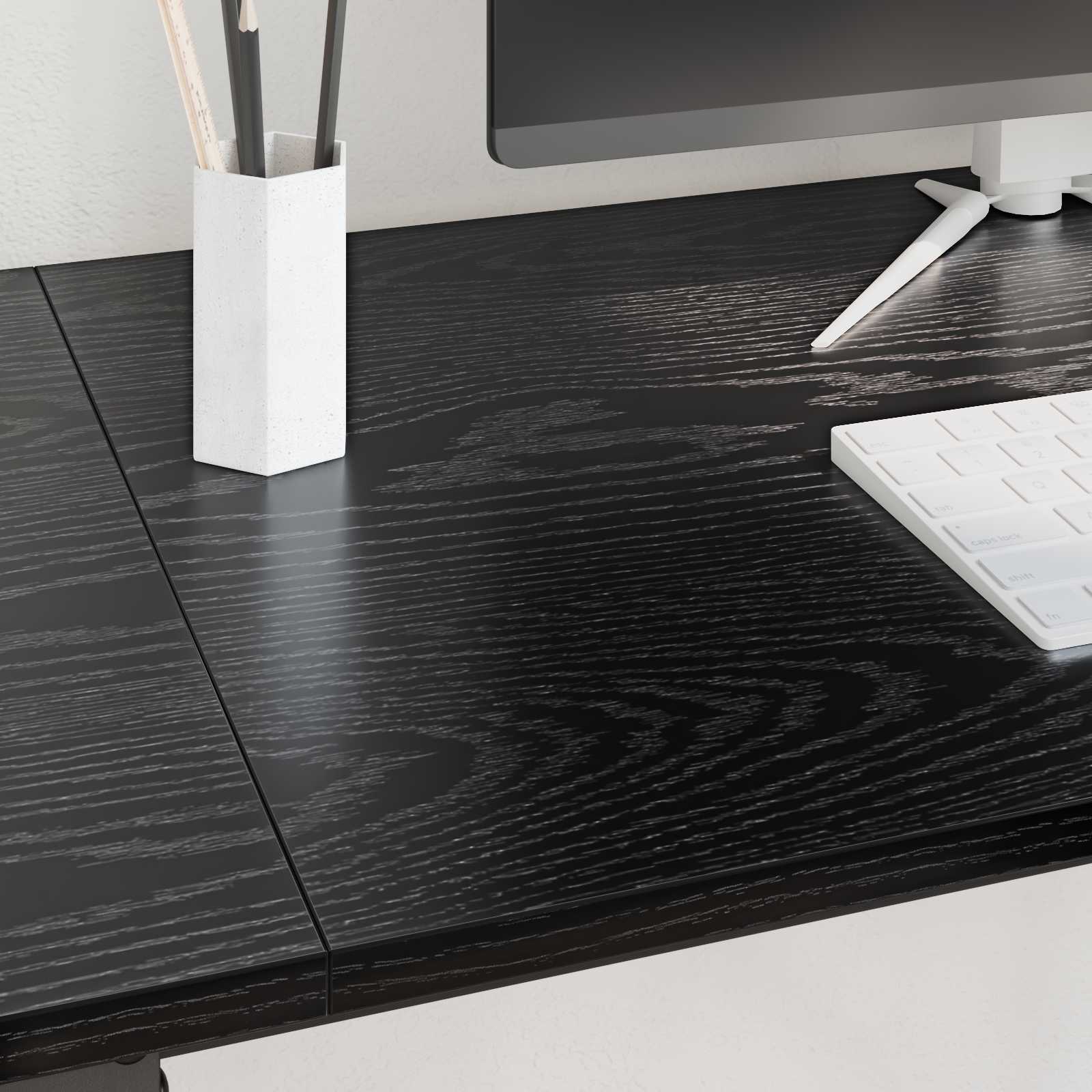 Stol Crni hrast 120 x 50 x 75 cm Konstruirano drvo