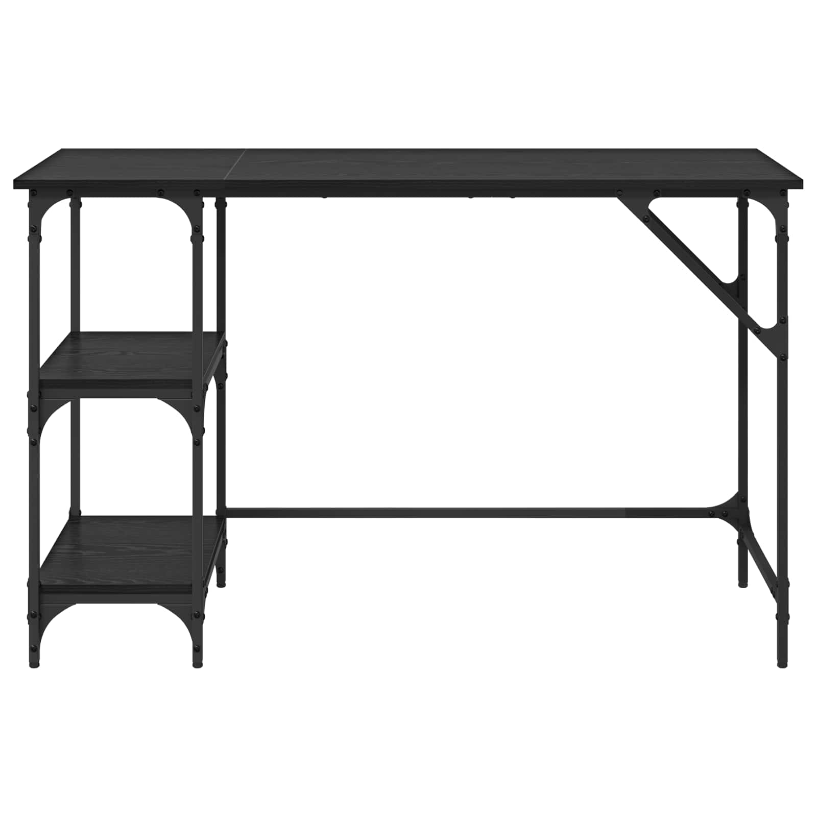 Stol Crni hrast 120 x 50 x 75 cm Konstruirano drvo