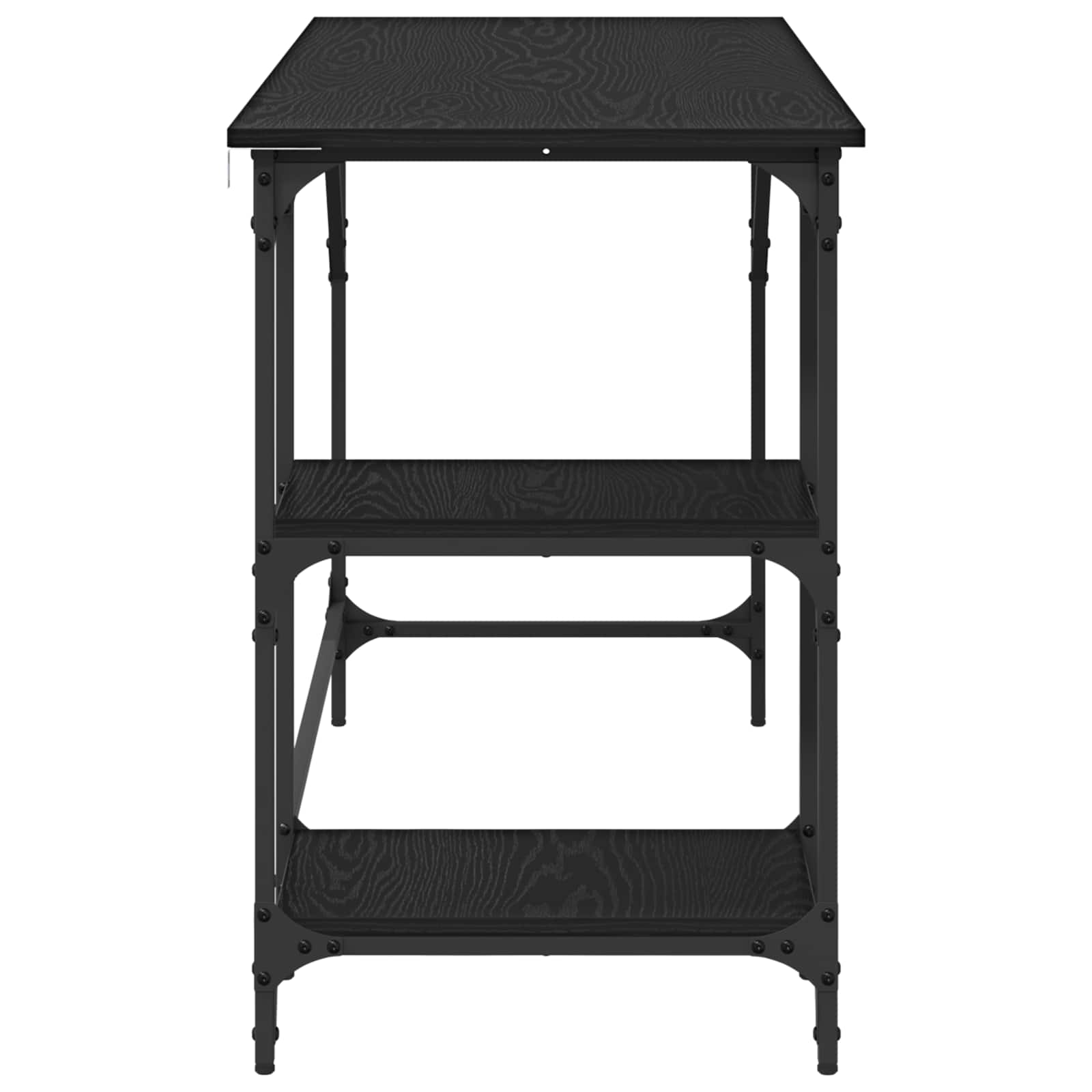 Stol Crni hrast 120 x 50 x 75 cm Konstruirano drvo