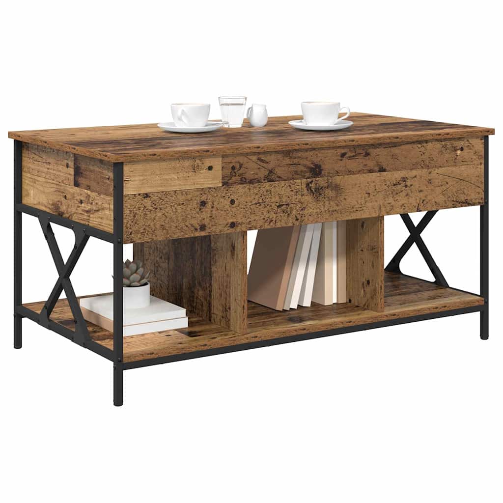 Kava Stol Staro drvo 100 x 55 x 48.5 cm Konstruirano drvo