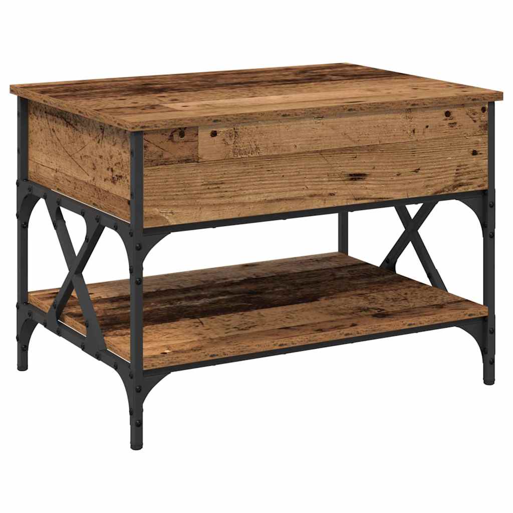 Kava Stol Staro drvo 70x50x50cm Konstruirano drvo