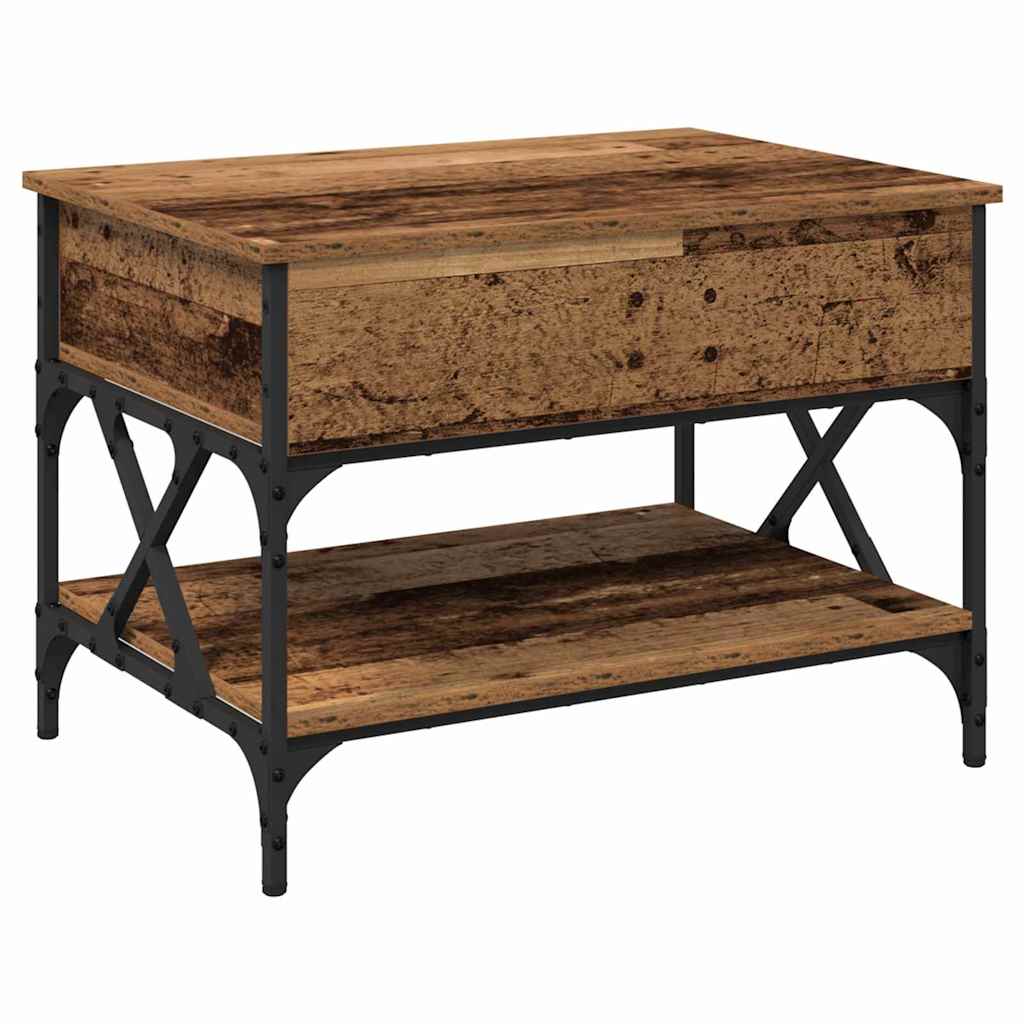 Kava Stol Staro drvo 70x50x50cm Konstruirano drvo