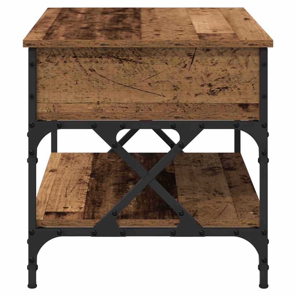 Kava Stol Staro drvo 70x50x50cm Konstruirano drvo