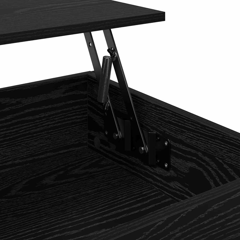 Kava Stol Crni hrast 70x50x50cm Konstruirano drvo
