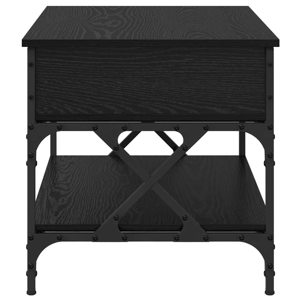 Kava Stol Crni hrast 70x50x50cm Konstruirano drvo