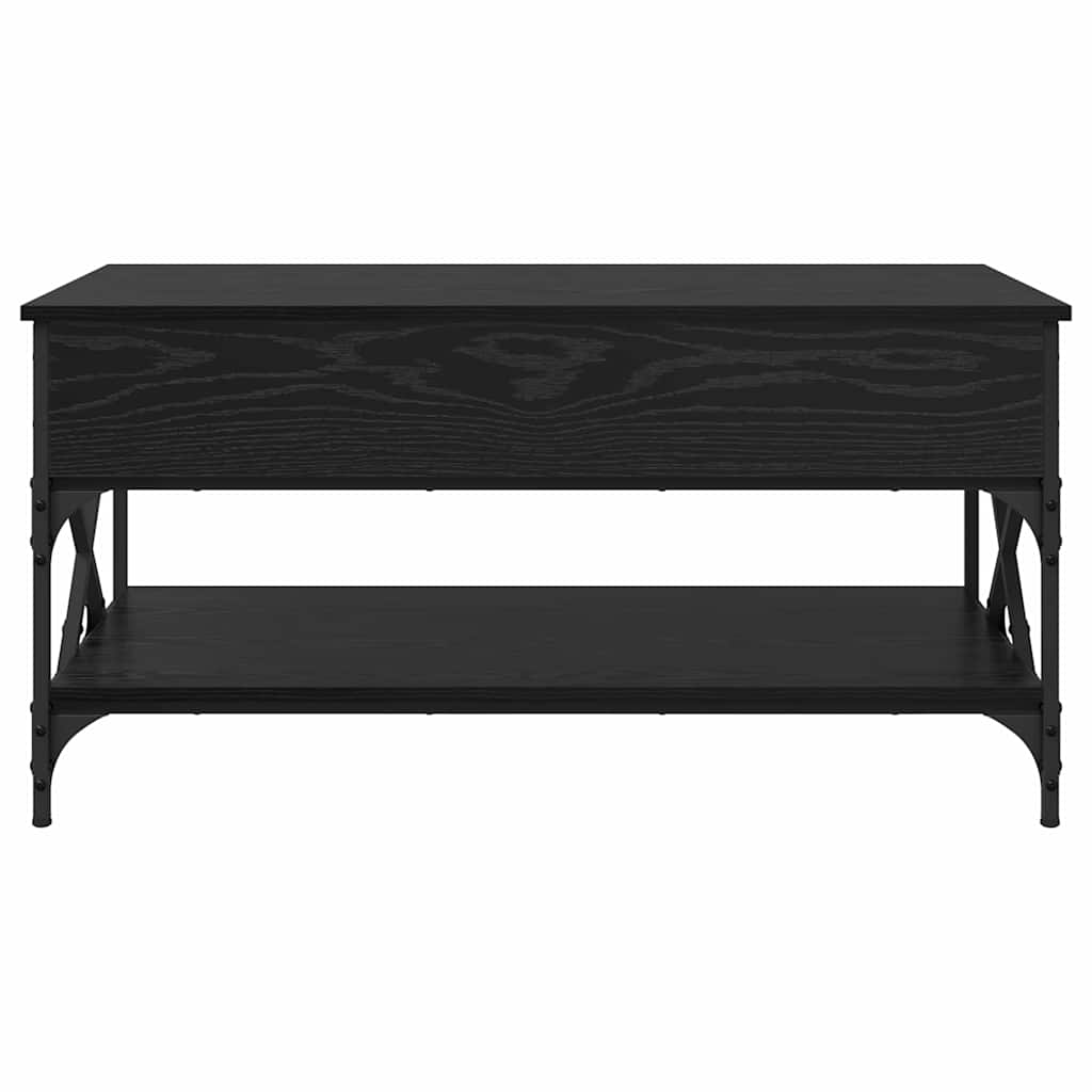Kava Stol Crni hrast 100 x 50 x 50 cm Konstruirano drvo