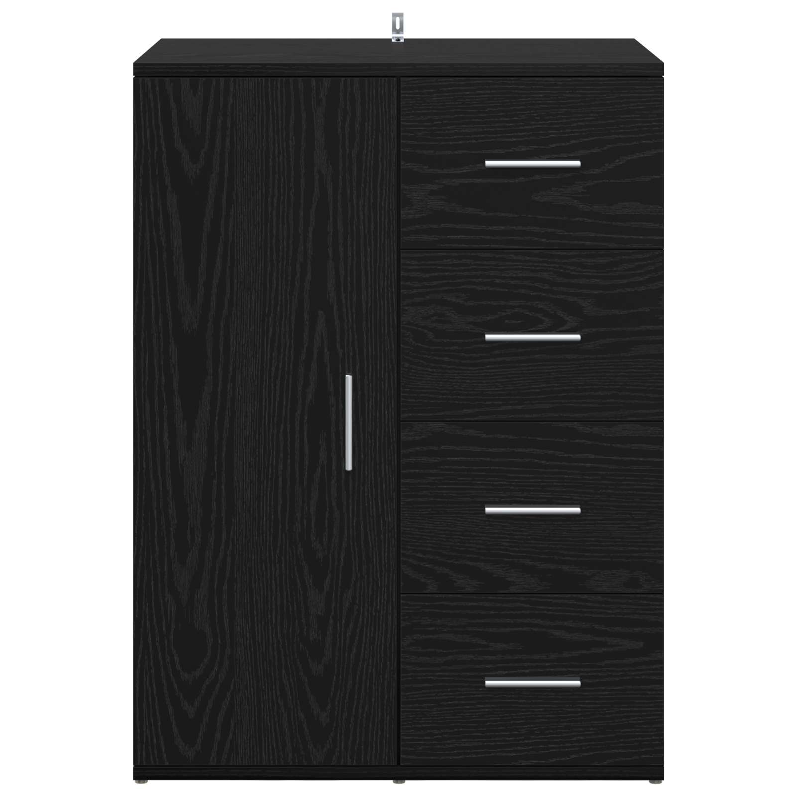 Kreveta s ladicama Crni hrast 59 x 39 x 80 cm Konstruirano drvo