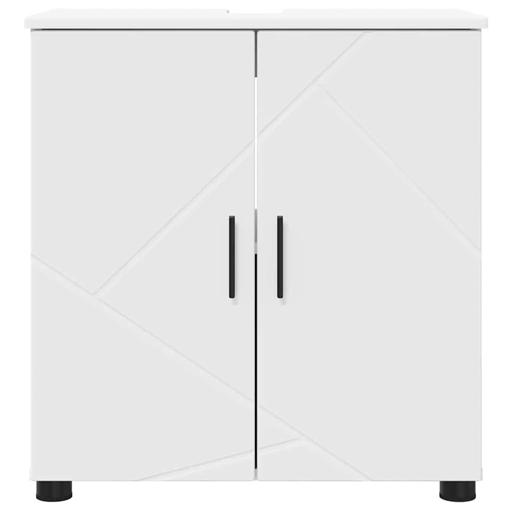 Kupaonski ormar s pohranom s vratima Bijelo 61 x 35 x 64 cm