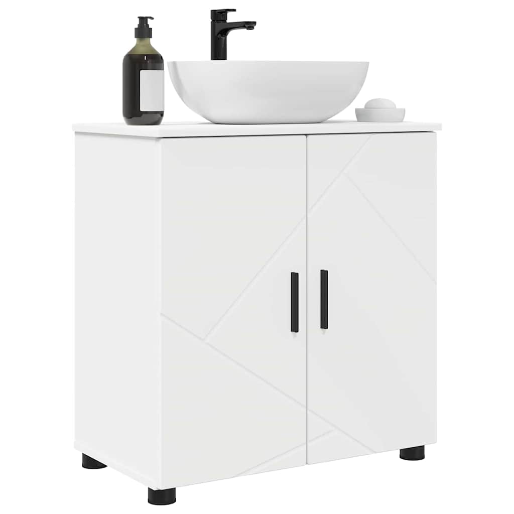 Kupaonski ormar s pohranom s vratima Bijelo 61 x 35 x 64 cm