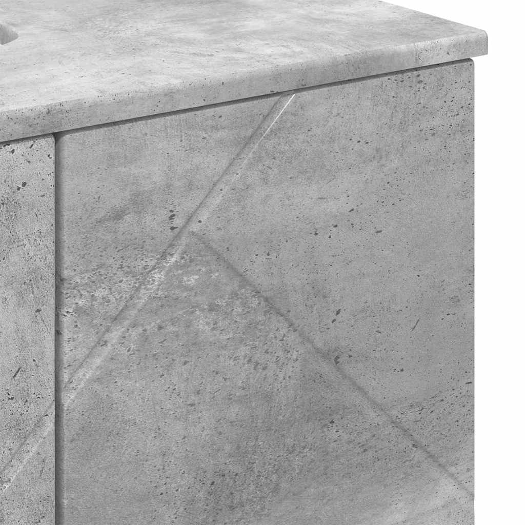 Kupaonski ormar s pohranom Betonski sivi 61 x 35 x 64 cm