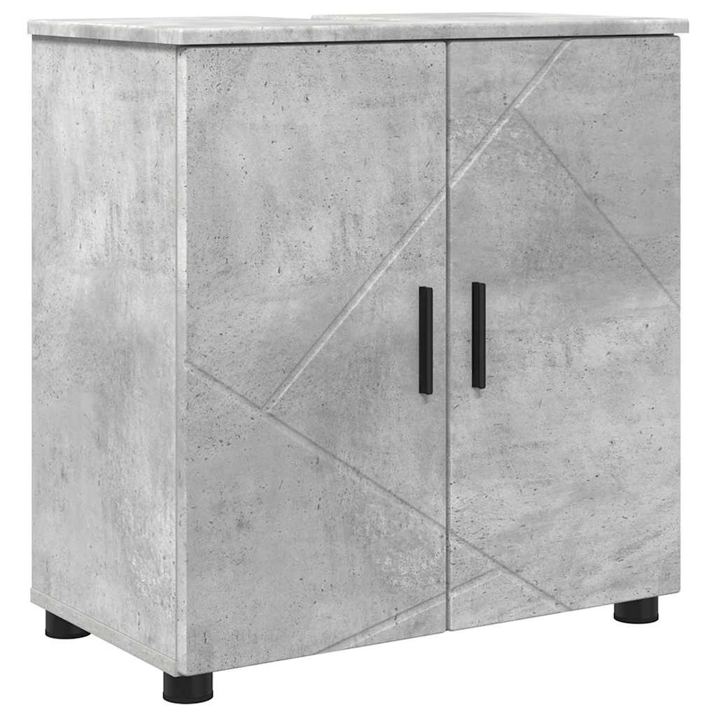 Kupaonski ormar s pohranom Betonski sivi 61 x 35 x 64 cm