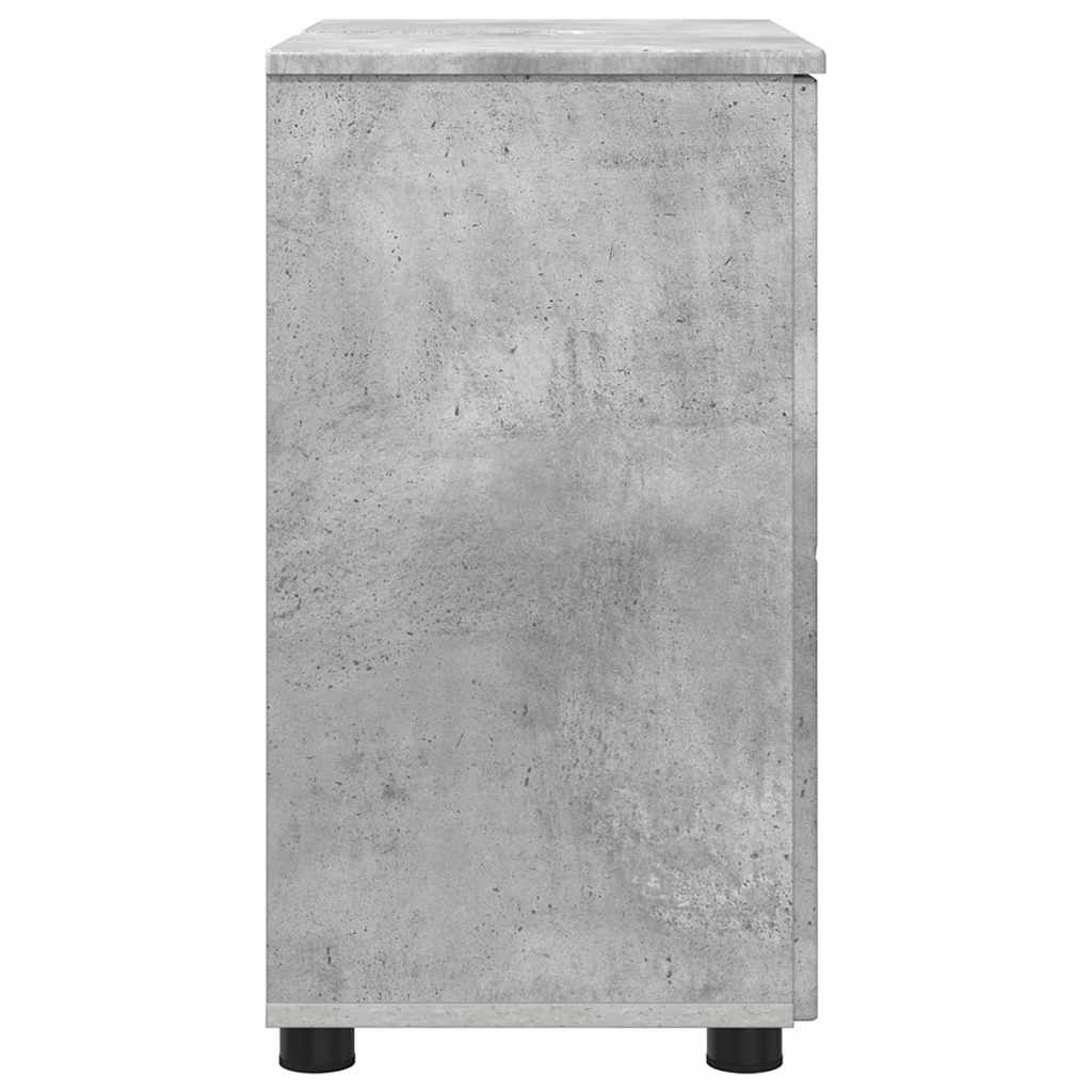Kupaonski ormar s pohranom Betonski sivi 61 x 35 x 64 cm