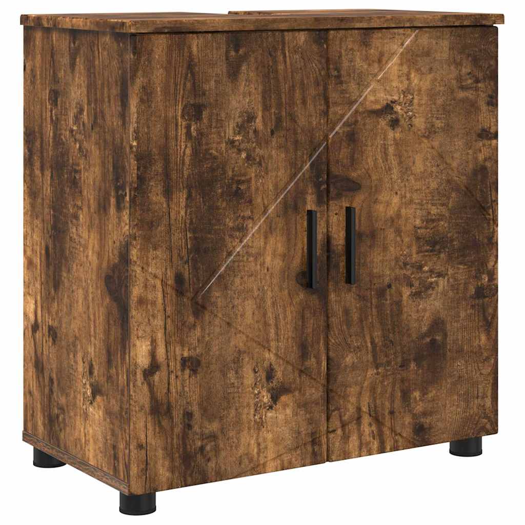 Kupaonski ormar s pohranom Dimljeni hrast 61 x 35 x 64 cm