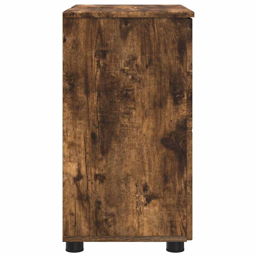 Kupaonski ormar s pohranom Dimljeni hrast 61 x 35 x 64 cm