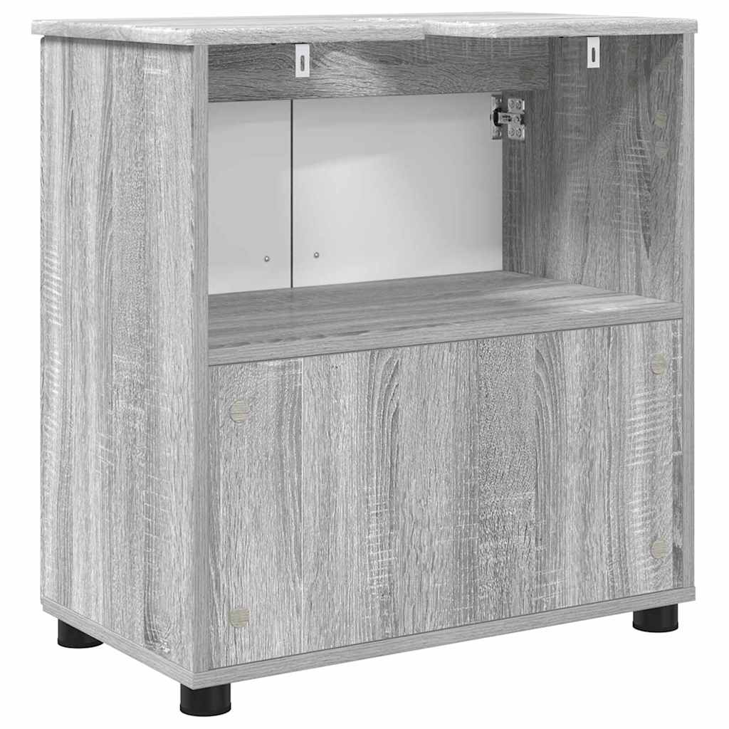Kupaonski ormar s pohranom Siva Sonoma 61 x 35 x 64 cm