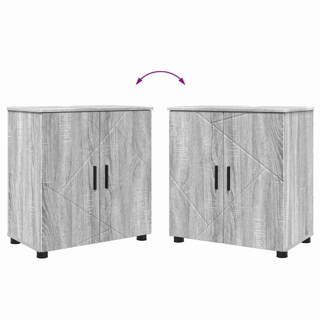 Kupaonski ormar s pohranom Siva Sonoma 61 x 35 x 64 cm