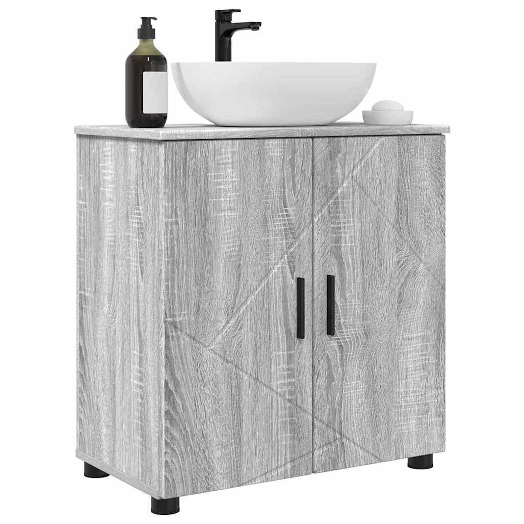 Kupaonski ormar s pohranom Siva Sonoma 61 x 35 x 64 cm