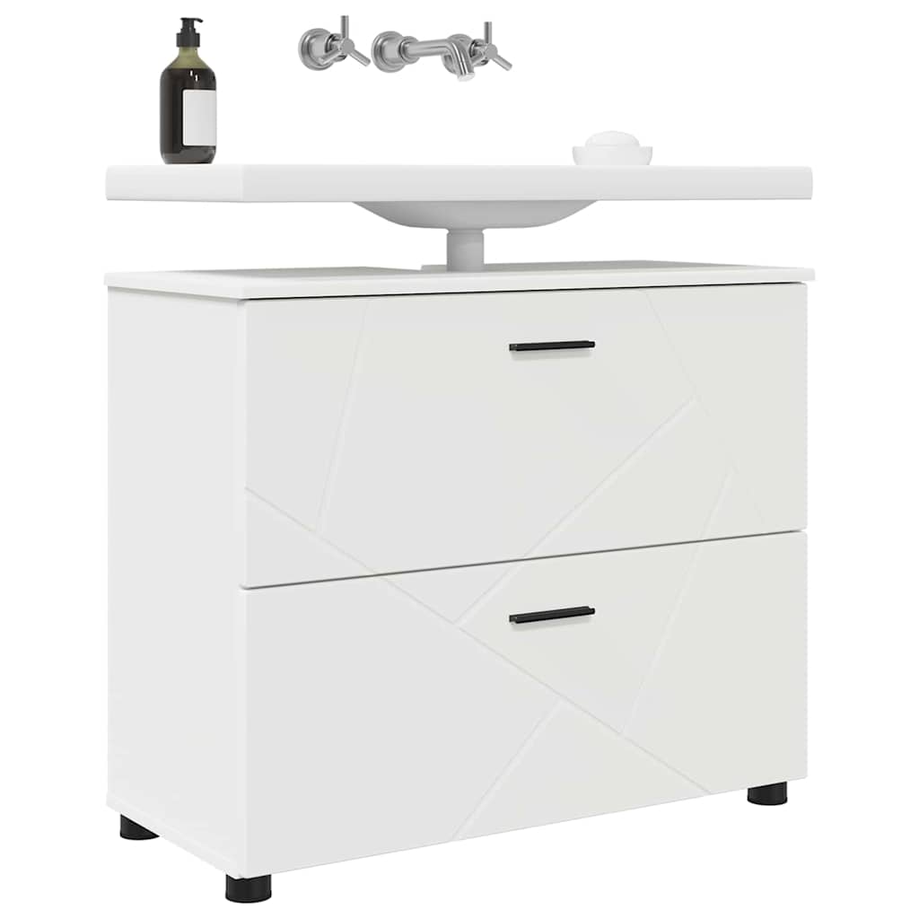 Kupaonski ormar s ladicama s pohranom Bijelo 76,5 x 35 x 64 cm