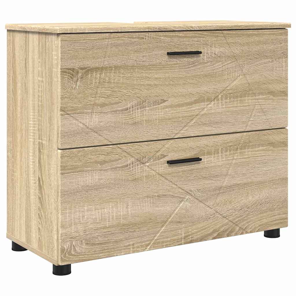 Kupaonski ormar s ladicama Sonoma hrast 76,5 x 35 x 64 cm