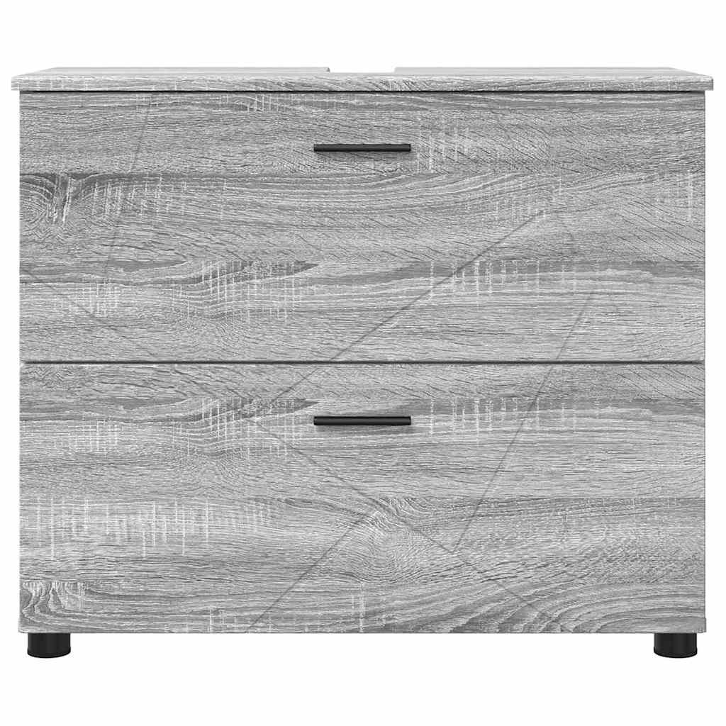 Kupaonski ormar s ladicama Siva Sonoma 76,5 x 35 x 64 cm