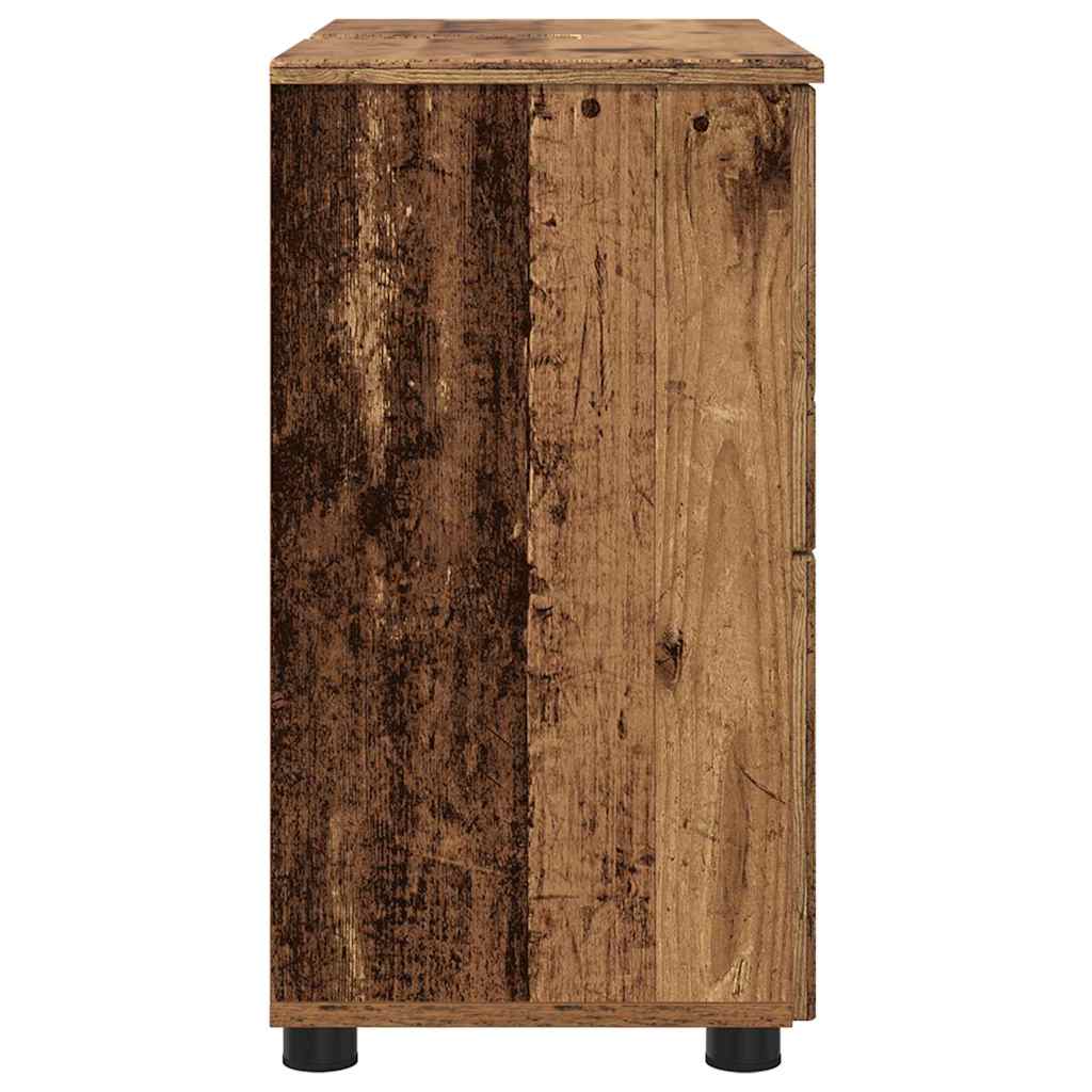 Kupaonski ormar s ladicama Staro drvo 76,5 x 35 x 64 cm
