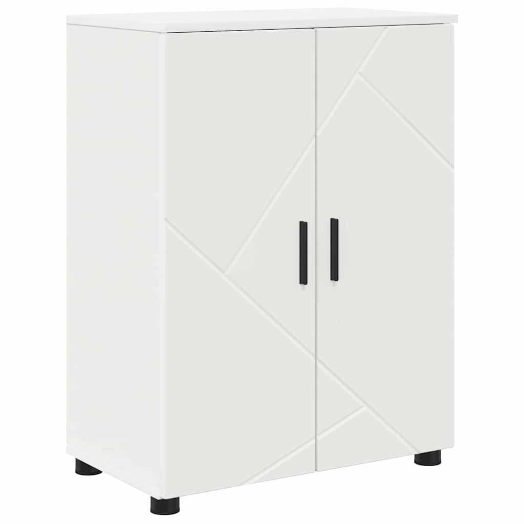 Kupaonski ormar s pohranom s vratima Bijelo 60 x 35 x 80 cm