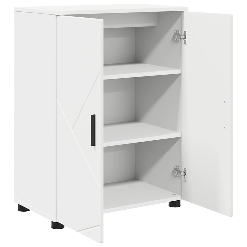 Kupaonski ormar s pohranom s vratima Bijelo 60 x 35 x 80 cm
