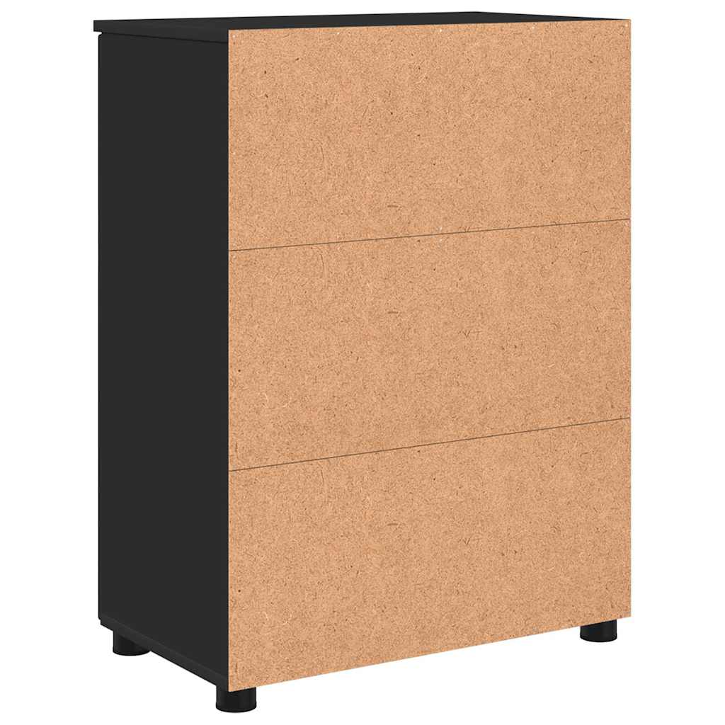 Kupaonski ormar Crna 60 x 35 x 80 cm Konstruirano drvo & Metal