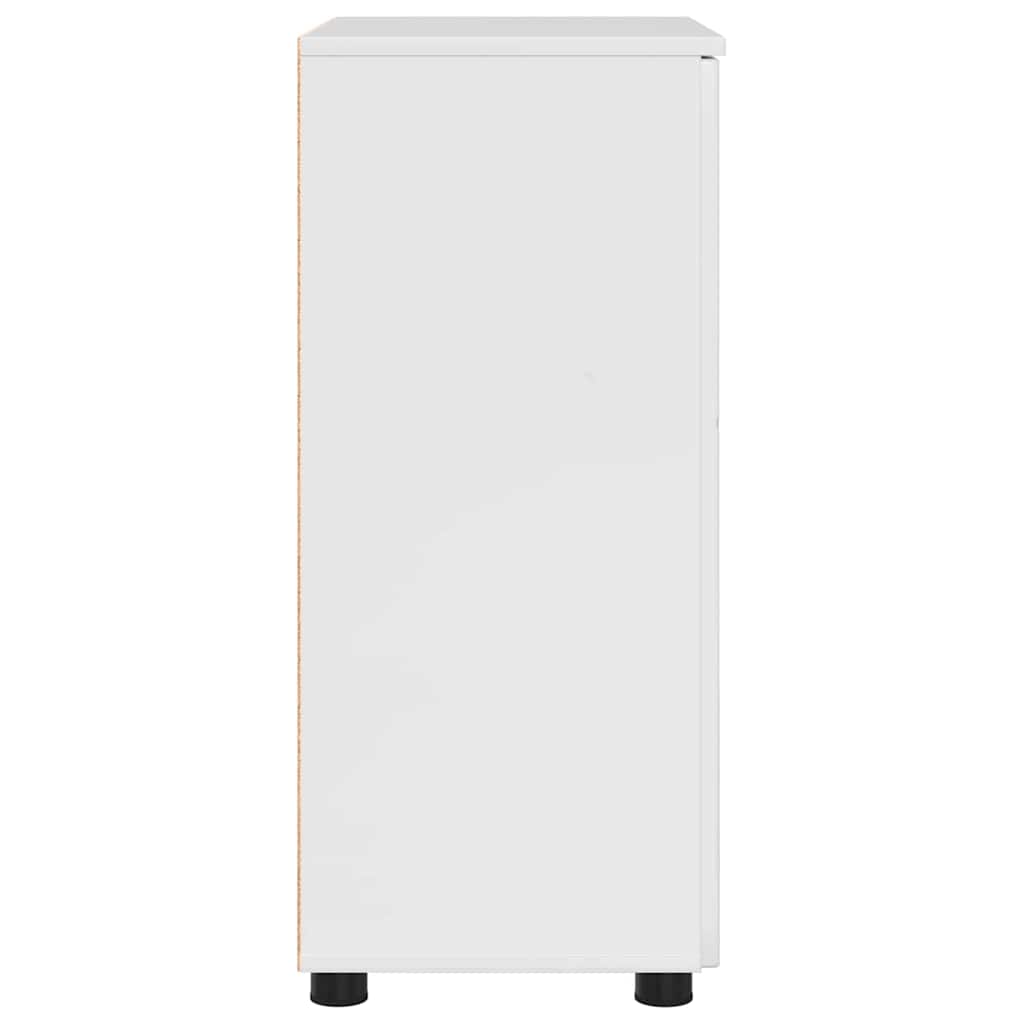 Kupaonski ormar s pohranom Visoki sjaj bijela 60 x 35 x 80 cm