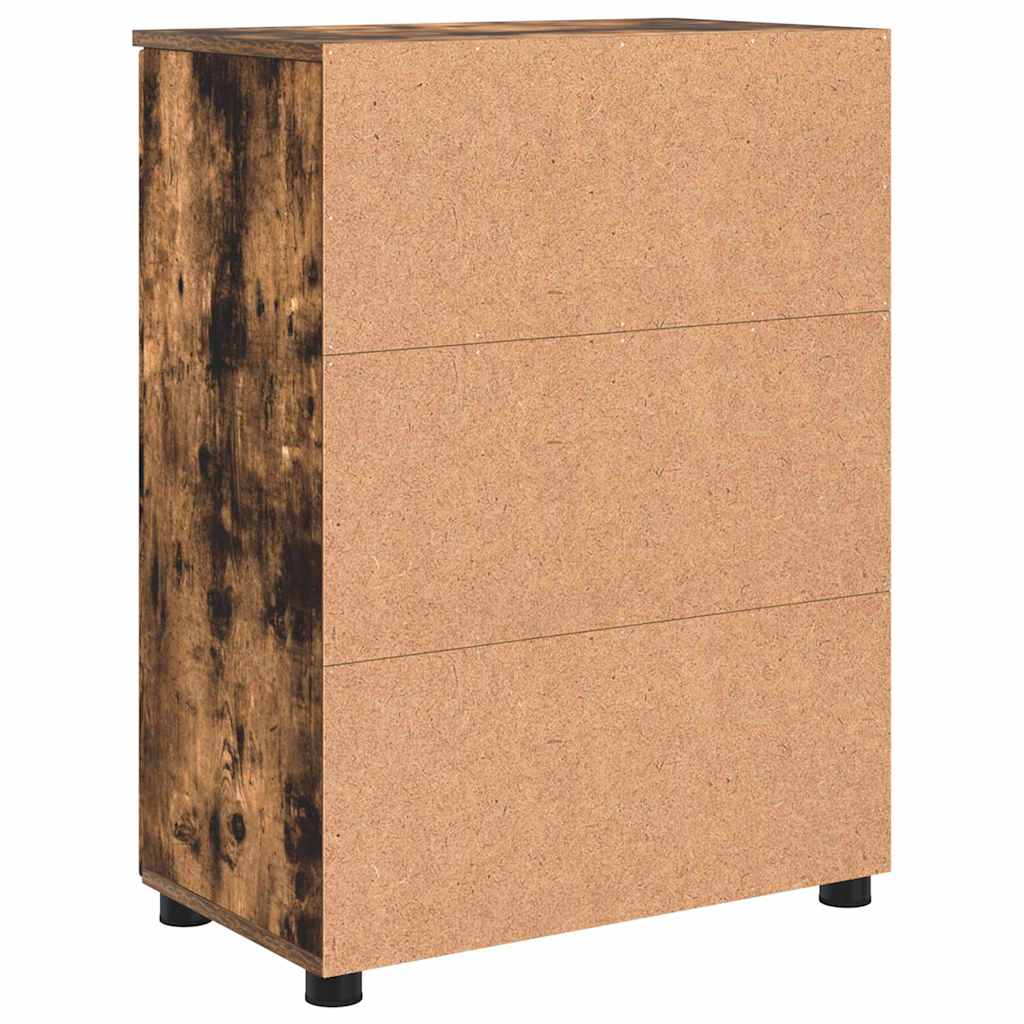 Kupaonski ormar s pohranom Dimljeni hrast 60 x 35 x 80 cm