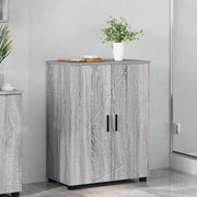 Kupaonski ormar s pohranom Siva Sonoma 60 x 35 x 80 cm
