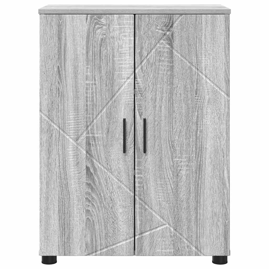 Kupaonski ormar s pohranom Siva Sonoma 60 x 35 x 80 cm