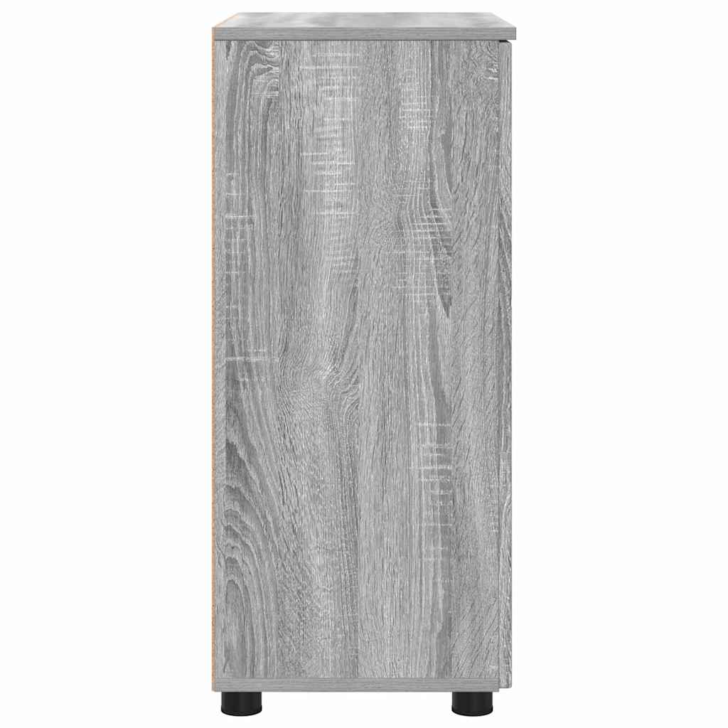 Kupaonski ormar s pohranom Siva Sonoma 60 x 35 x 80 cm