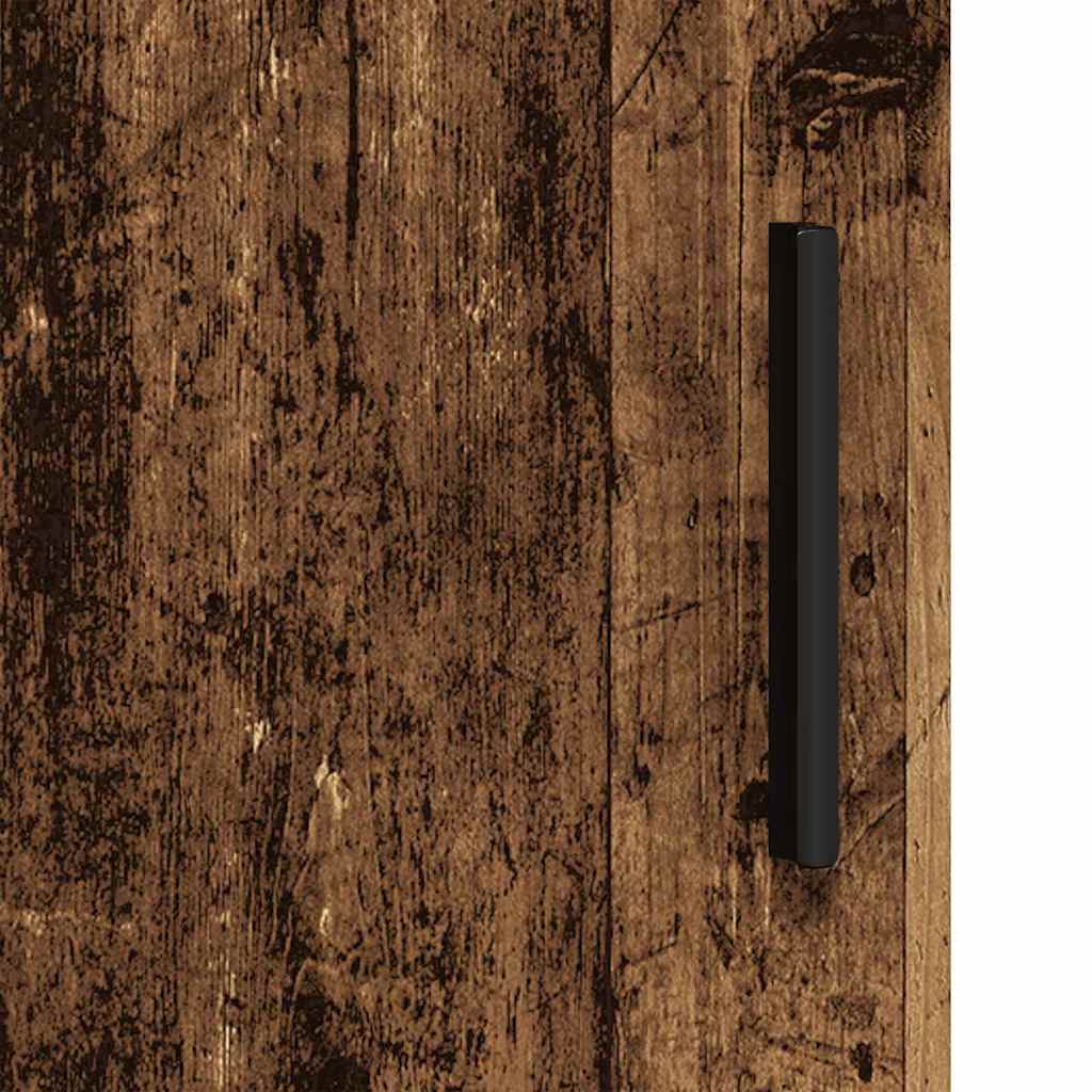 Kupaonski ormar s pohranom s vratima Staro drvo 60 x 35 x 80 cm