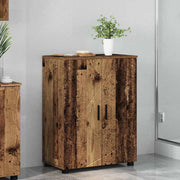 Kupaonski ormar s pohranom s vratima Staro drvo 60 x 35 x 80 cm