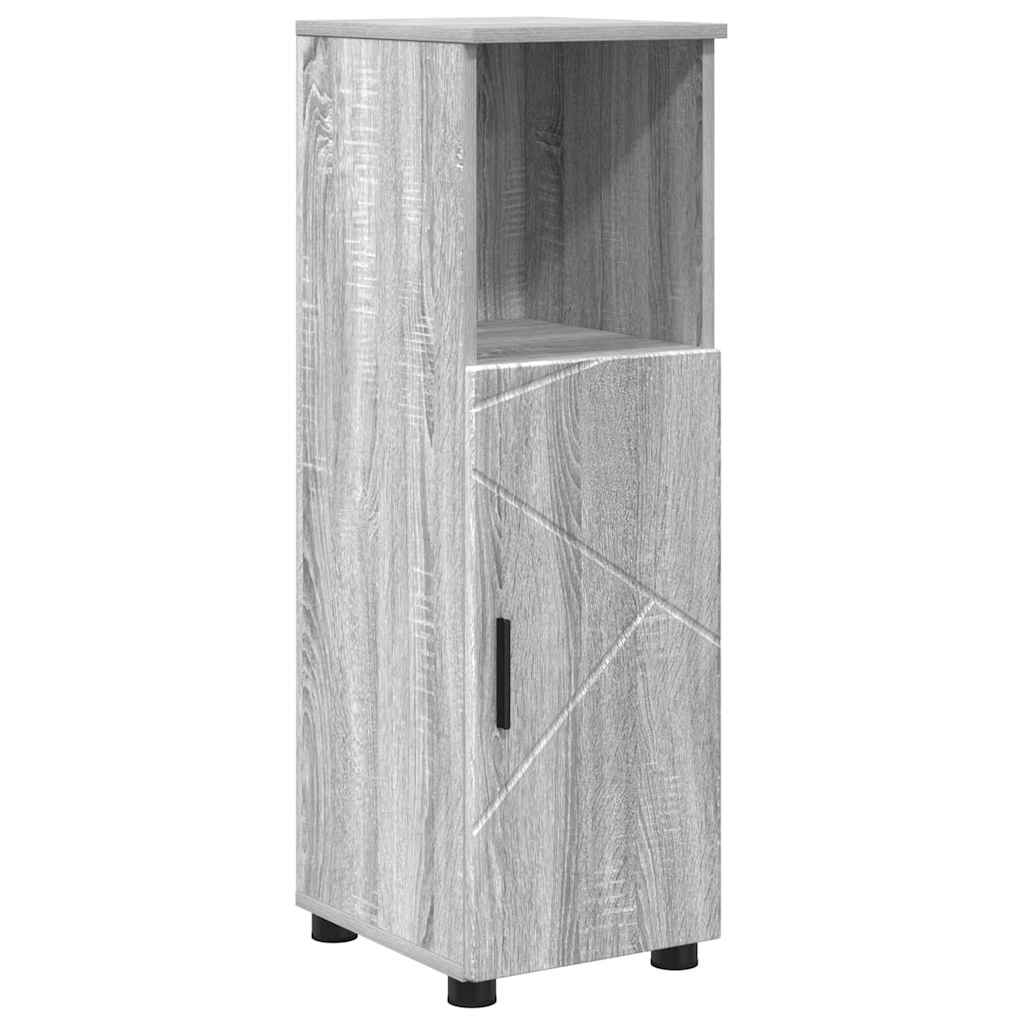 Kupaonski ormar s pohranom Siva Sonoma 30 x 35 x 95 cm