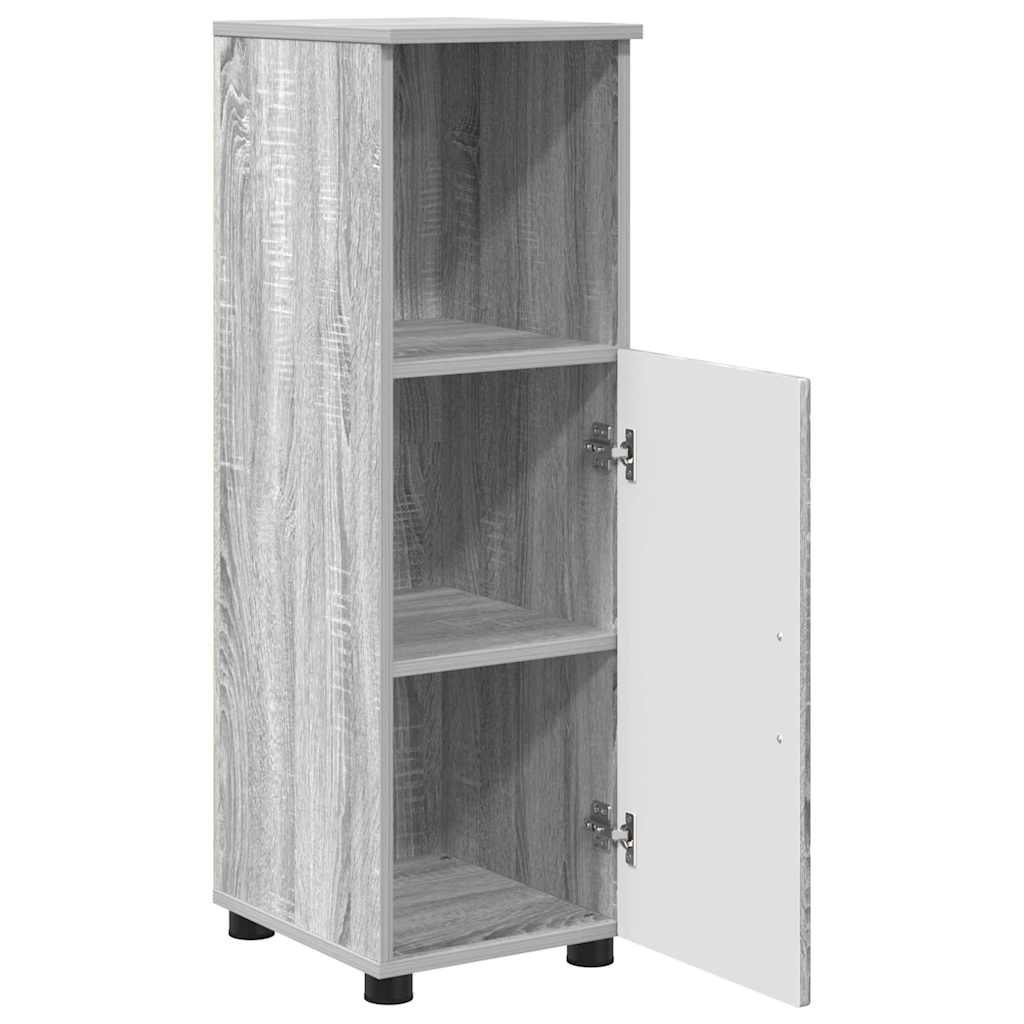 Kupaonski ormar s pohranom Siva Sonoma 30 x 35 x 95 cm