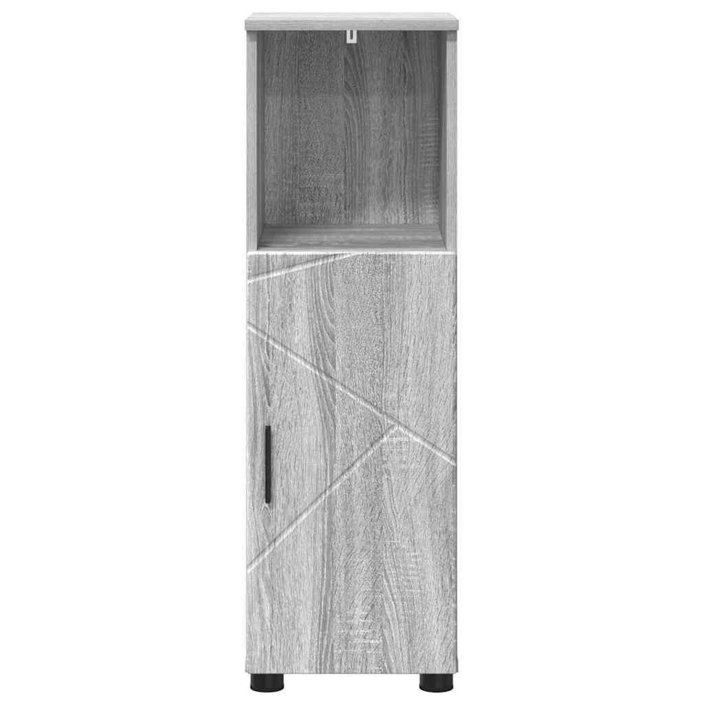 Kupaonski ormar s pohranom Siva Sonoma 30 x 35 x 95 cm